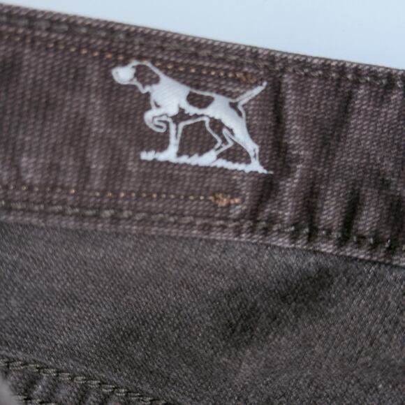 RODD & GUNN Jeans Straight Fit Burgundy Size 32R Cotton Luxury Pants Preppy - Picture 3 of 8